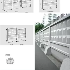 Продажа ЖБИ. Плиты забора ПО,  П. Доставка по России.
