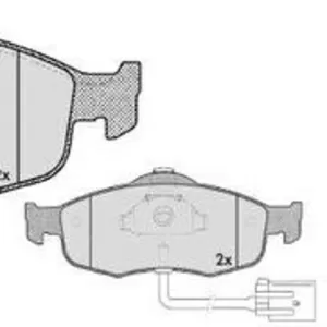 Колодки тормозные FORD MONDEO 93-00, SCORPIOO 86-94 передние