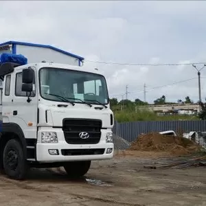 Hyundai HD250 6x4 с крановой установкой YouRim KYC2016H. 