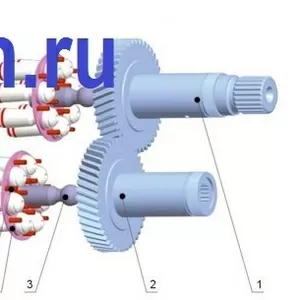 Роторная группа Rexroth A8VO80.