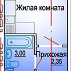 Квартира студия эконом варианта