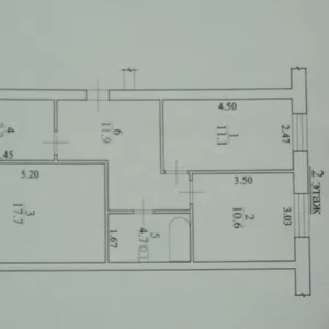 Продам 3-комн.квартиру