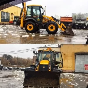 экскаватор-погрузчик в аренду в Самаре,  аренда трактора в Самаре