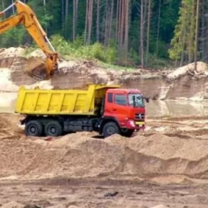 Песок, щебень с доставкой