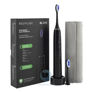 Звуковая щетка Revyline RL 015,  черный дизайн