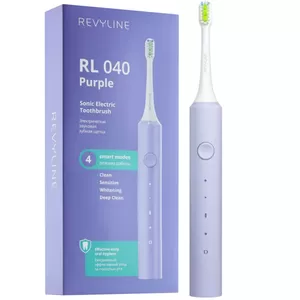 Сиреневая звуковая щетка Revyline RL 040 с насадкой