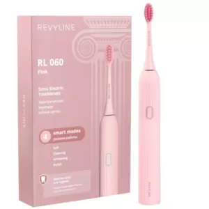 Розовая звуковая щетка Revyline RL 060