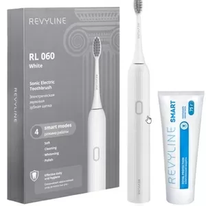 Звуковая щетка Revyline RL060 White и паста Smart (75 мл)