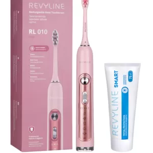 Набор звуковая щетка Revyline RL 010 Pink и паста Smart