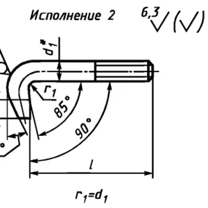 Болт Г-образный ГОСТ 9047-69