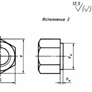 Гайка ГОСТ 15525-70 особо высокая